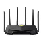 Router ASUS TUF Gaming AX6000, doble banda (2,4 GHz / 5 GHz), Gigabit Ethernet, color negro. SKU 90IG07X0-MO3C00