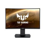 Imagen del monitor ASUS TUF Gaming VG24VQR con pantalla de 23.6 pulgadas, resolución de 1920 x 1080 píxeles Full HD, tecnología LED, color negro. SKU: 90LM0577-B01170
