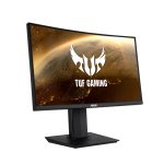 Imagen del monitor ASUS TUF Gaming VG24VQR con pantalla de 23.6 pulgadas, resolución de 1920 x 1080 píxeles Full HD, tecnología LED, color negro. SKU: 90LM0577-B01170