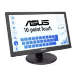 ASUS VT168HR pantalla para PC de 15.6 pulgadas con resolución 1366 x 768 píxeles, pantalla táctil, en color negro, referencia 90LM02G1-B04170