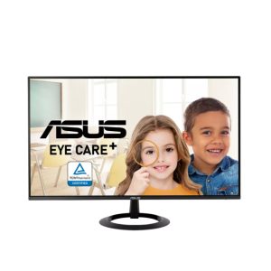 Monitor ASUS VZ24EHF de 24 pulgadas, resolución 1920 x 1080 píxeles, pantalla LCD Full HD en color negro, SKU 90LM07C0-B01470.