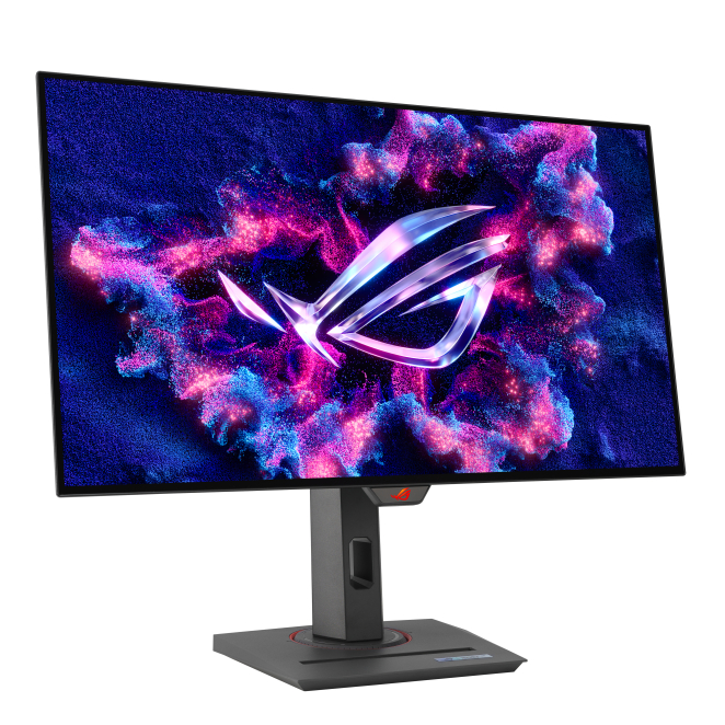 ASUS ROG Strix OLED XG27AQDMG pantalla para PC 67,3 cm (26.5″) 2560 x 1440 Pixeles Quad HD Negro 2 Monitor ASUS ROG Strix OLED XG27AQDMG en uso