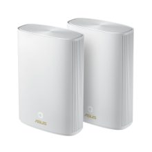 ASUS ZenWiFi AX Hybrid (XP4) doble banda 2,4 GHz y 5 GHz con Wi-Fi 6 (802.11ax) en color blanco. SKU: ZenWiFi AX Hybrid (XP4) (2pk White).