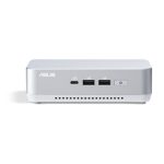 ASUS NUC 14 Pro+ compacto en color blanco con especificaciones avanzadas, modelo RNUC14RVSU700002I UCFF y SKU 90AR0051-M000A0