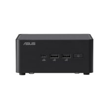ASUS NUC 14 Pro modelo RNUC14RVHV700002I, barebones UCFF en color negro, SKU 90AR0072-M00280, visto de frente.