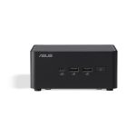 ASUS NUC 14 Pro modelo RNUC14RVHV700002I, barebones UCFF en color negro, SKU 90AR0072-M00280, visto de frente.
