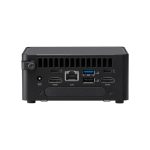 ASUS NUC 14 Pro modelo RNUC14RVHV700002I, barebones UCFF en color negro, SKU 90AR0072-M00280, visto de frente.