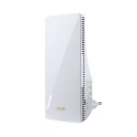 Imagen del ASUS RP-AX58, un transmisor de red blanco con velocidades de 10, 100 y 1000 Mbit/s. SKU: 90IG07C0-MO0C10