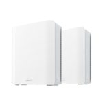 Imagen del ASUS ZenWiFi BT8 en blanco, un sistema de red tribanda con Wi-Fi 7 (802.11be), SKU 90IG0930-MO3B20