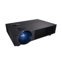 Imagen del proyector ASUS H1 LED de alcance estándar, con 3000 lúmenes ANSI y resolución 1080p (1920x1080) en color negro. SKU: 90LJ00F0-B00270