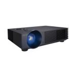 Imagen del proyector ASUS H1 LED de alcance estándar, con 3000 lúmenes ANSI y resolución 1080p (1920x1080) en color negro. SKU: 90LJ00F0-B00270