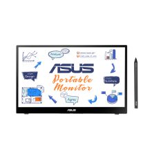 Imagen del monitor ASUS MB14AHD de 14 pulgadas con resolución Full HD de 1920 x 1080 píxeles y pantalla táctil, SKU 90LM063V-B01170