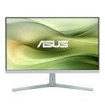 Imagen del monitor ASUS VU249CFE-G de 23.8 pulgadas con resolución 1920 x 1080 píxeles, Full HD, color verde y gris. SKU 90LM09JQ-B01K70
