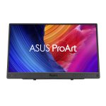 Monitor ASUS ProArt modelo PA16USV, pantalla de 15.6 pulgadas con resolución 3840 x 2160 pixeles 4K Ultra HD, color negro. SKU: 90LM09Z3-B01370