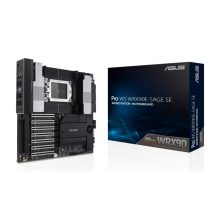 Imagen de la Asus PRO WS WRX90E-SAGE SE, una placa base profesional con socket AMD WRX90 y especificaciones avanzadas, SKU: 90MB1FW0-M0EAY0