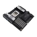 Imagen de la Asus PRO WS WRX90E-SAGE SE, una placa base profesional con socket AMD WRX90 y especificaciones avanzadas, SKU: 90MB1FW0-M0EAY0