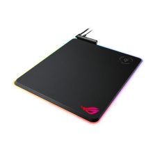 Imagen de la alfombrilla de ratón ASUS ROG Balteus en color negro con iluminación RGB. SKU: 90MP0110-B0UA00