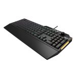 Teclado ASUS TUF Gaming K1, diseño para juegos, con USB, en inglés y español, color negro, SKU: 90MP01X0-BKSA00