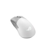 Ratón ASUS ROG Gladius III Wireless Aimpoint White para diestros, conexión RF Wireless, Bluetooth y USB Type-A, con sensor óptico de 36000 DPI. SKU: 90MP02Y0-BMUA11.