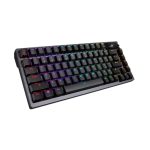 Teclado ASUS Azoth para juegos con conexiones USB, RF Wireless y Bluetooth, diseño QWERTY Inglés metálico, SKU 90MP0316-BKSA00