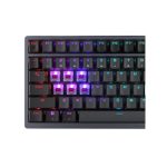Teclado ASUS Azoth para juegos con conexiones USB, RF Wireless y Bluetooth, diseño QWERTY Inglés metálico, SKU 90MP0316-BKSA00