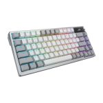 Teclado gaming ASUS ROG Azoth con conectividad RF Wireless y Bluetooth, distribución QWERTY, color blanco, SKU 90MP031A-BKSA10