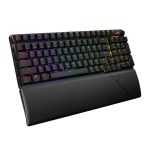 Teclado inalámbrico ASUS ROG Strix Scope II 96 para juegos con conectividad USB, RF Wireless y Bluetooth en color negro, SKU 90MP037A-BKSA00