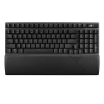 Teclado inalámbrico ASUS ROG Strix Scope II 96 para juegos con conectividad USB, RF Wireless y Bluetooth en color negro, SKU 90MP037A-BKSA00