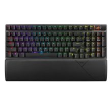Teclado inalámbrico ASUS ROG Strix Scope II 96 para juegos con conectividad USB, RF Wireless y Bluetooth en color negro, SKU 90MP037A-BKSA00