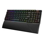 Teclado inalámbrico ASUS ROG Strix Scope II 96 para juegos con conectividad USB, RF Wireless y Bluetooth en color negro, SKU 90MP037A-BKSA00