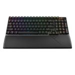 Teclado inalámbrico ASUS ROG Strix Scope II 96 para juegos con conectividad USB, RF Wireless y Bluetooth en color negro, SKU 90MP037A-BKSA00