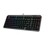 Teclado ASUS TUF Gaming K3 Gen II para juegos, conexión USB, distribución QWERTY en color negro, SKU 90MP0390-BKSA00