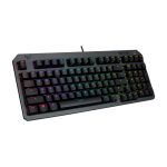 Teclado ASUS TUF Gaming K3 Gen II para juegos, conexión USB, distribución QWERTY en color negro, SKU 90MP0390-BKSA00