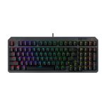 Teclado ASUS TUF Gaming K3 Gen II para juegos, conexión USB, distribución QWERTY en color negro, SKU 90MP0390-BKSA00
