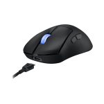 Ratón inalámbrico ASUS ROG Keris II Ace AimPoint Black con 42000 DPI, soporta RF Wireless, Bluetooth y USB Type-A, SKU: 90MP03N0-BMUA00