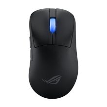 Ratón inalámbrico ASUS ROG Keris II Ace AimPoint Black con 42000 DPI, soporta RF Wireless, Bluetooth y USB Type-A, SKU: 90MP03N0-BMUA00