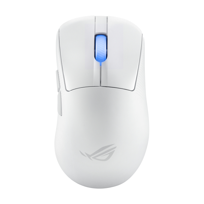 ASUS ROG Keris II Ace Wireless AimPoint ratón óptico 42000 DPI ASUS ROG Keris II Ace ratón inalámbrico óptico blanco para juegos, 42000 DPI, RF Wireless, Bluetooth, USB Type-A, SKU: 90MP03N0-BMUA10