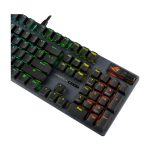 Teclado ASUS ROG Strix Scope II X, ideal para juegos, con conexión USB, color negro y retroiluminación RGB. SKU: 90MP03XF-BKSA00