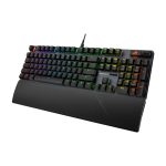 Teclado ASUS ROG Strix Scope II X, ideal para juegos, con conexión USB, color negro y retroiluminación RGB. SKU: 90MP03XF-BKSA00