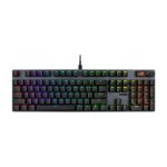 Teclado ASUS ROG Strix Scope II X, ideal para juegos, con conexión USB, color negro y retroiluminación RGB. SKU: 90MP03XF-BKSA00