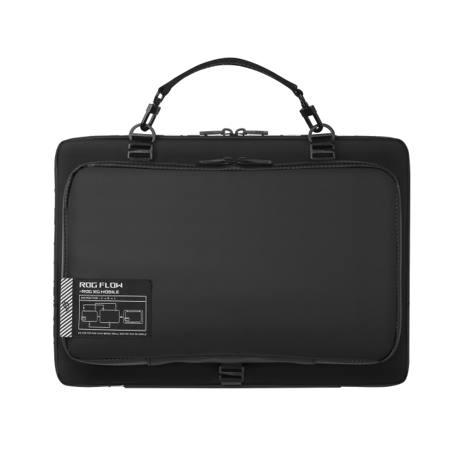ASUS ROG FLOW BS4300 Funda 13.4 pulgadas, diseño compacto y elegante negro Funda negra ASUS ROG FLOW BS4300 diseñada para portátiles de 13.4 pulgadas, modelo SKU 90XB06U0-BSL010, mostrando diseño compacto y elegante
