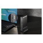 Docking station ASUS Triple Display USB-C modelo DC300 con conectividad USB 3.2 Gen 2, referencia 90XB08CN-BDS010, color negro