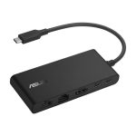 ASUS Dual 4K USB-C Dock DC201 Alámbrico USB 3.2 Gen 2 (3.1 Gen 2) Type-C Negro. SKU: 90XB094N-BDS000