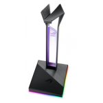 Fotografía del ASUS ROG Throne Qi, soporte inalámbrico para auriculares con iluminación RGB y carga Qi. SKU: 90YH01K0-B2EA00