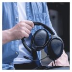 Auriculares ASUS ROG Strix Go Core con diseño diadema para gaming en color negro, modelo SKU 90YH02R1-B1UA00