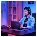 Auriculares ASUS ROG Strix Go Core con diseño diadema para gaming en color negro, modelo SKU 90YH02R1-B1UA00