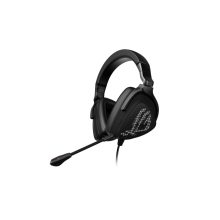 Auriculares alámbricos ASUS ROG DELTA S ANIMATE con diadema para juego, conexión USB Tipo C, color negro. SKU 90YH037M-B2UA00