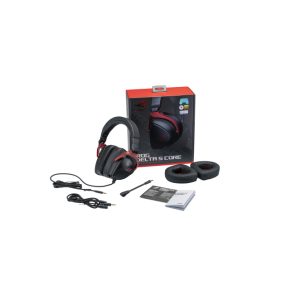 Imagen de los auriculares ASUS ROG Delta S Core con diadema alámbrica, ideales para juegos, SKU 90YH03JC-B1UA00