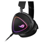 Auriculares ASUS ROG Delta II, inalámbricos y alámbricos, con diadema, USB Tipo C, Bluetooth, color negro. SKU: 90YH03W0-BHUA00