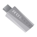 Auriculares ASUS ROG Delta II inalámbricos y alámbricos con diadema, conector USB Tipo C y Bluetooth. SKU 90YH03W0-BHUA10.